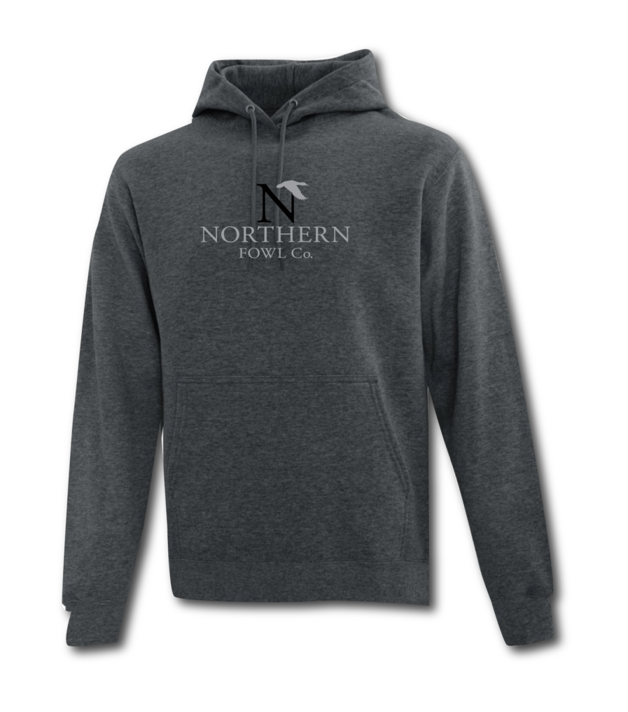 Hoody charcoal Northern Fowl Logo