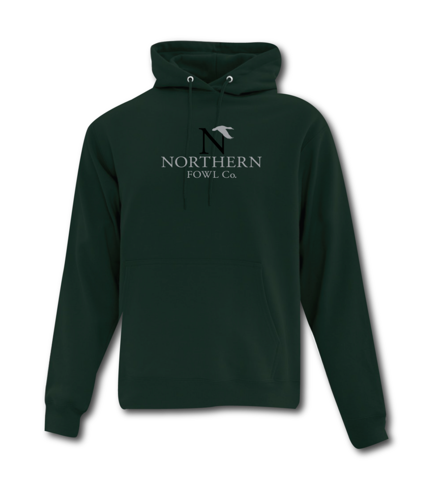 Hoody Green Northern Fowl Logo