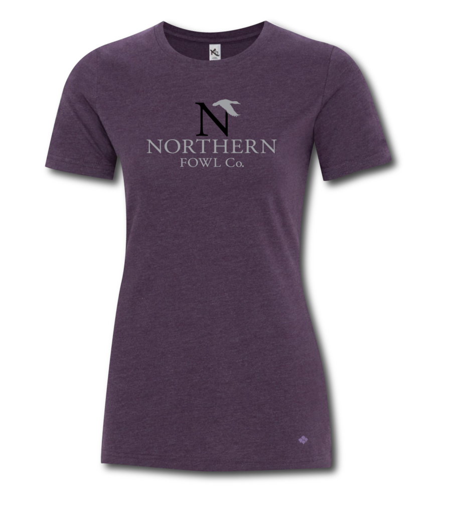 Northern Fowl Ladies Koi Tee purple